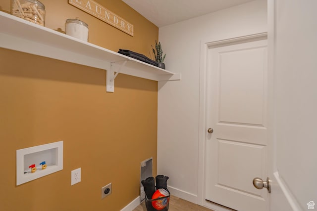 1710 N 784 W, Salem, UT 84653 - washroom featuring washer hookup, hookup for an electric dryer, and light wood finished floors