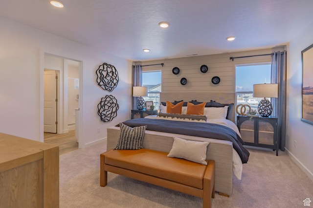 1710 N 784 W, Salem, UT 84653 - bedroom with light colored carpet, multiple windows, and recessed lighting