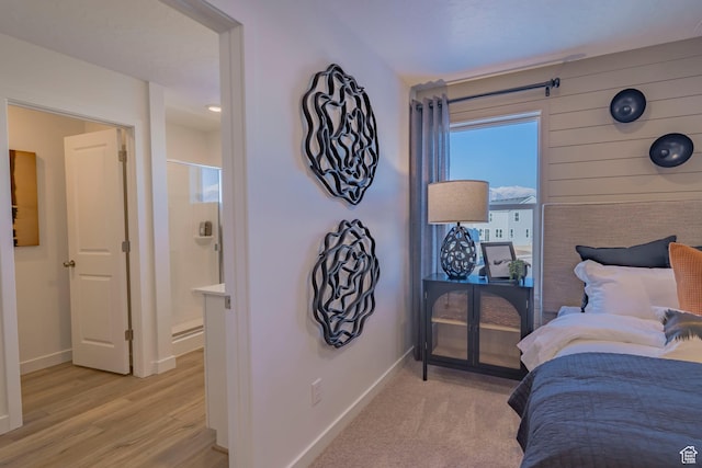 1710 N 784 W, Salem, UT 84653 - bedroom featuring light wood finished floors and ensuite bath