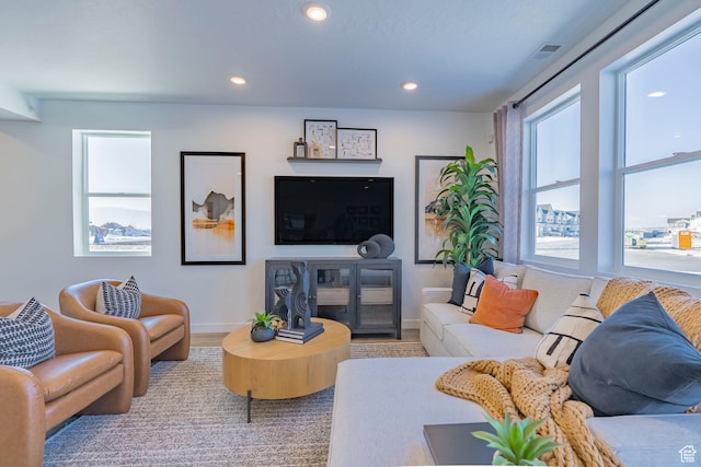 1710 N 784 W, Salem, UT 84653 - living room with healthy amount of natural light and recessed lighting