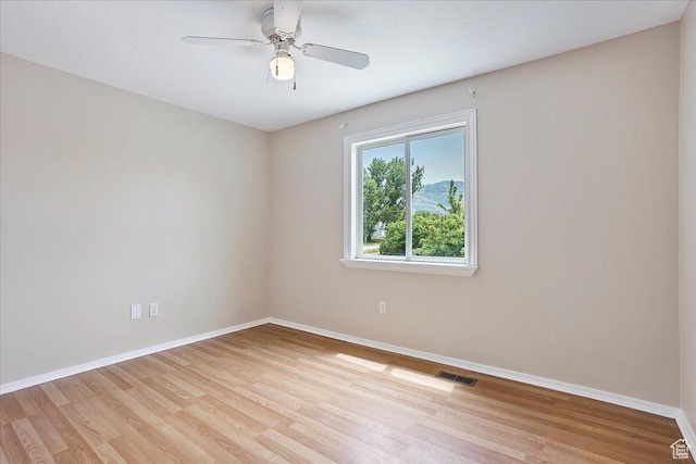 315 E 900 N, Brigham City, UT 84302 - empty room featuring light wood-type flooring and a ceiling fan