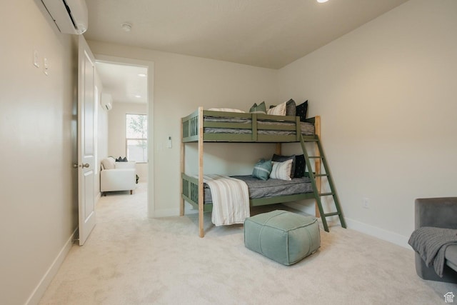 3 Rosalia Rdg, St George, UT 84770 - carpeted bedroom featuring a wall mounted air conditioner and baseboards