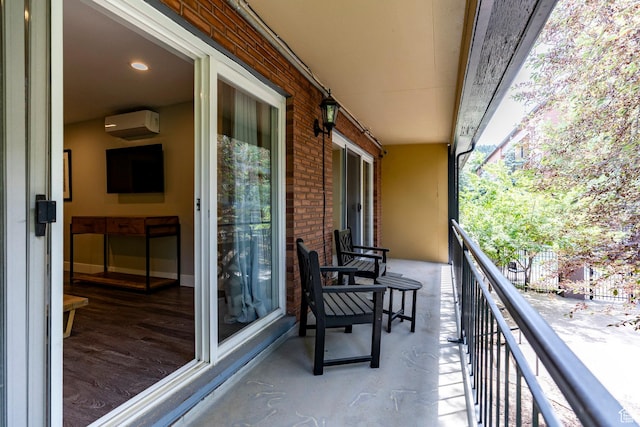 255 Main St Unit A30, Park City, UT 84060 - balcony featuring an AC wall unit