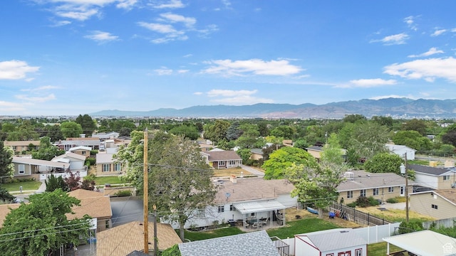 4895 W Pavant Ave, West Valley City, UT 84120 - aerial view of residential area featuring a mountain backdrop