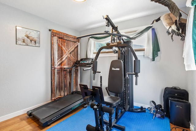 4895 W Pavant Ave, West Valley City, UT 84120 - workout room with wood finished floors