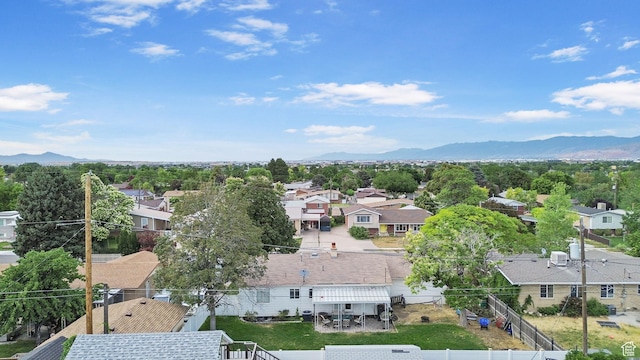 4895 W Pavant Ave, West Valley City, UT 84120 - aerial view of residential area featuring a mountain backdrop