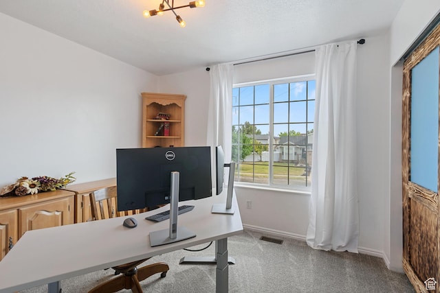 387 W 1900 S, Clearfield, UT 84015 - office featuring plenty of natural light and a chandelier