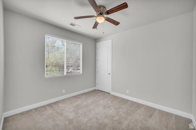 424 N Highland Pkwy, Washington, UT 84780 - unfurnished room with light carpet and ceiling fan