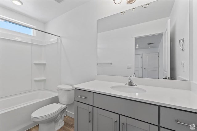 1734 E Muss Dr, Eagle Mountain, UT 84005 - full bath with wood finished floors, vanity, and  shower combination