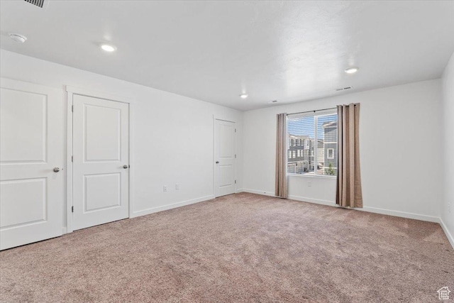 1734 E Muss Dr, Eagle Mountain, UT 84005 - empty room featuring carpet floors, a smoke detector, and recessed lighting