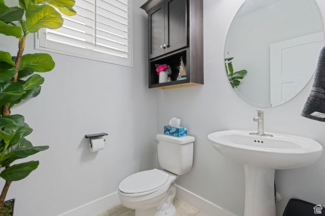 6923 W Long Ridge Dr S, Herriman, UT 84096 - half bath featuring baseboards and tile patterned flooring