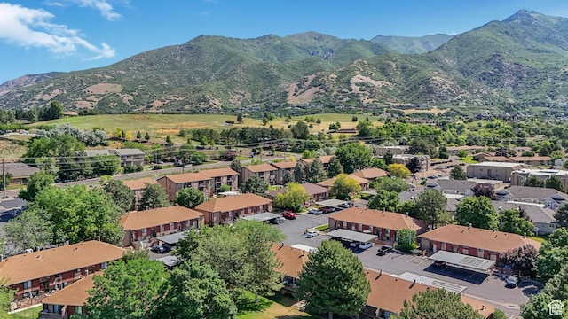 5667 S Aspen Ct E, South Ogden, UT 84403 - aerial perspective of suburban area featuring a mountain backdrop