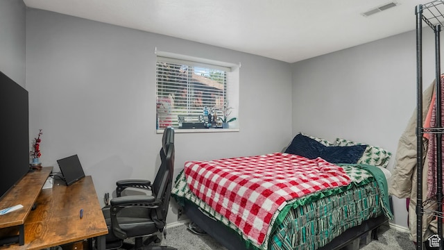 5667 S Aspen Ct E, South Ogden, UT 84403 - carpeted bedroom with baseboards and an office area