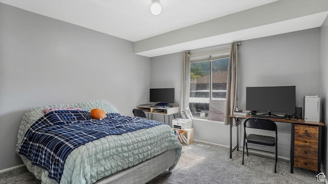 5667 S Aspen Ct E, South Ogden, UT 84403 - bedroom featuring carpet flooring and a desk