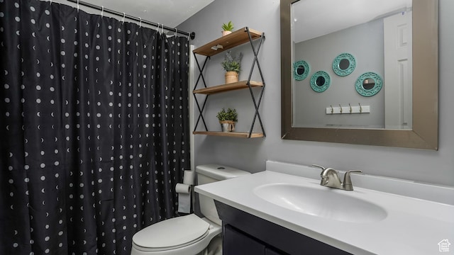 5667 S Aspen Ct E, South Ogden, UT 84403 - bathroom with vanity and curtained shower