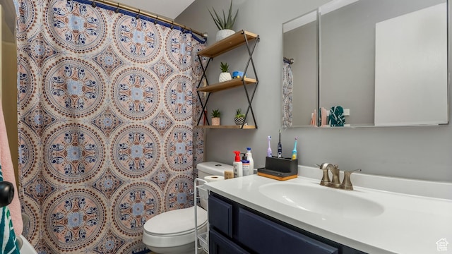 5667 S Aspen Ct E, South Ogden, UT 84403 - bathroom featuring vanity and a shower with curtain