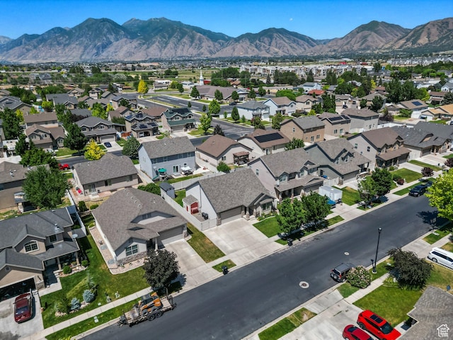 2051 E 1180 S, Spanish Fork, UT 84660 - aerial view of residential area with mountains