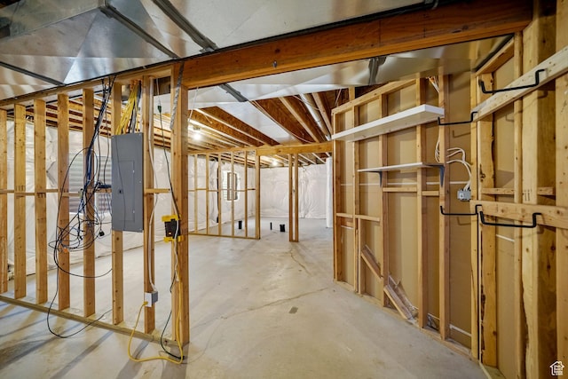 2051 E 1180 S, Spanish Fork, UT 84660 - unfinished below grade area featuring electric panel