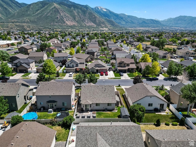 2051 E 1180 S, Spanish Fork, UT 84660 - aerial view of residential area featuring a mountain backdrop