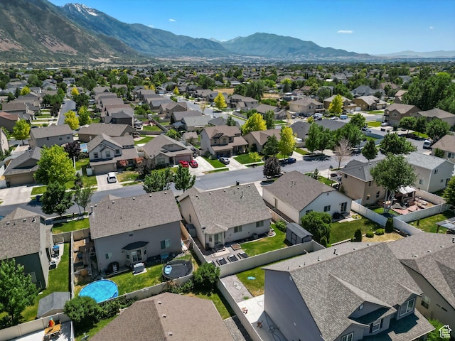 2051 E 1180 S, Spanish Fork, UT 84660 - aerial view of residential area with mountains