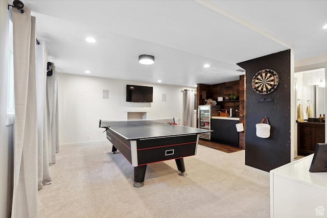 2494 E Murray Holladay Rd S, Holladay, UT 84117 - playroom featuring light carpet and recessed lighting