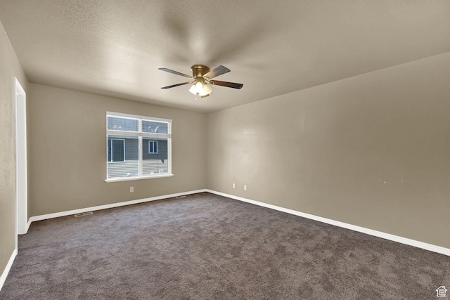 419 E 475 N, Ogden, UT 84404 - empty room with a ceiling fan and dark carpet