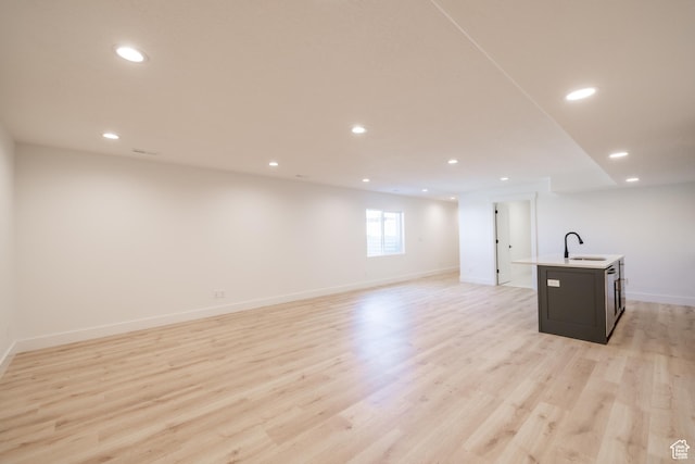 335 E Ventura Blvd, Stansbury Park, UT 84074 - basement with light wood-style floors and recessed lighting