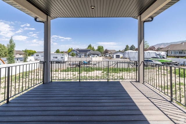 335 E Ventura Blvd, Stansbury Park, UT 84074 - deck with a residential view and a mountain view