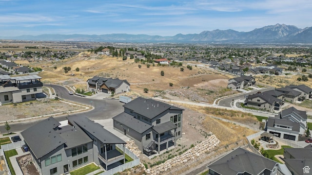 7233 W Summit Top Ln, Herriman, UT 84096 - aerial view of residential area featuring mountains