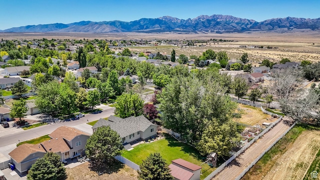 369 E Shelley Ln, Grantsville, UT 84029 - aerial view of residential area featuring a mountainous background