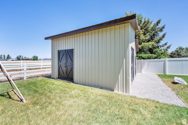 369 E Shelley Ln, Grantsville, UT 84029 - view of outbuilding with a fenced backyard