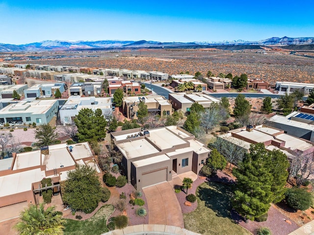 4962 W Boulder Vw, Hurricane, UT 84737 - aerial perspective of suburban area with a mountain backdrop