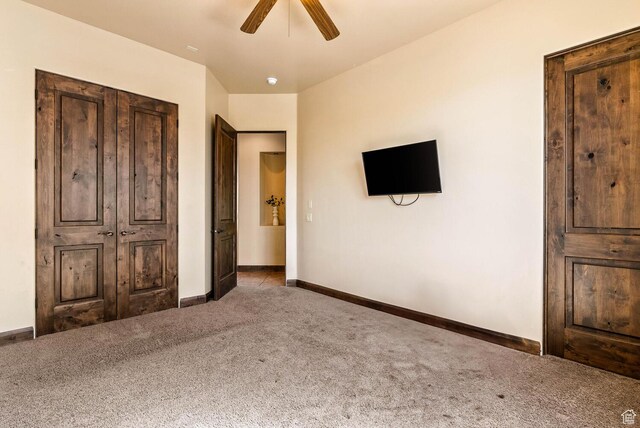 4962 W Boulder Vw, Hurricane, UT 84737 - unfurnished bedroom featuring carpet floors and a ceiling fan