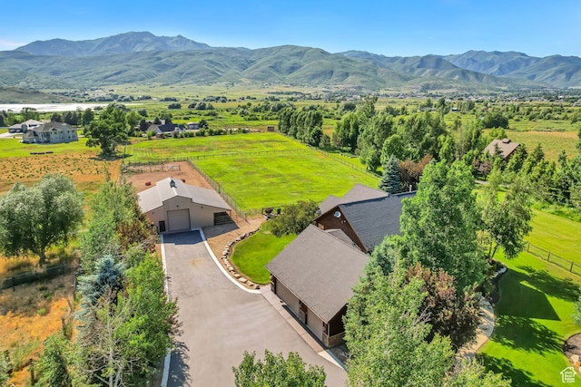 2984 Winterton Rd, Charleston, UT 84032 - aerial view of property and surrounding area featuring a mountainous background