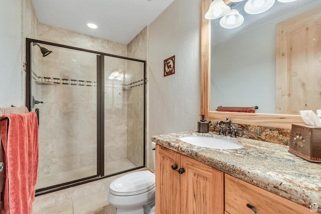 2984 Winterton Rd, Charleston, UT 84032 - bathroom featuring vanity and a tile shower