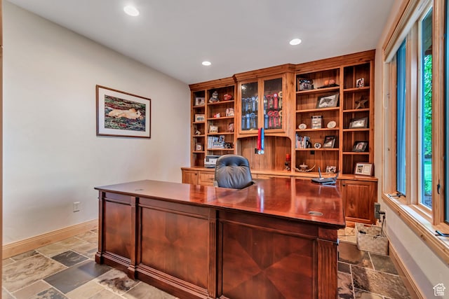 2984 Winterton Rd, Charleston, UT 84032 - office space with stone tile floors and recessed lighting
