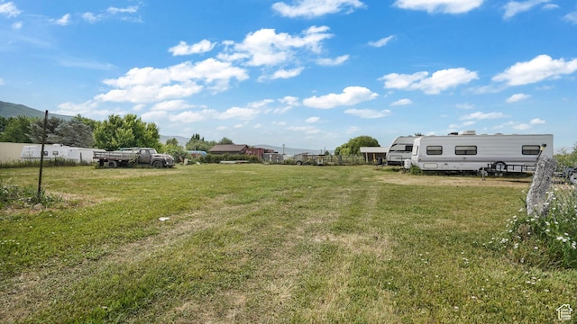 721 W Glovers Ln, Farmington, UT 84025 - view of yard with a mountain view