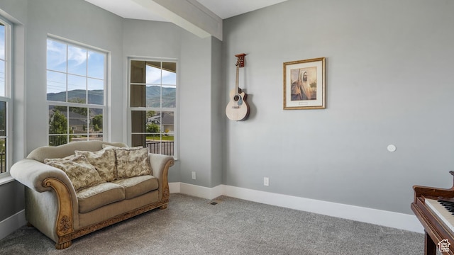 721 W Glovers Ln, Farmington, UT 84025 - living area featuring carpet flooring and baseboards
