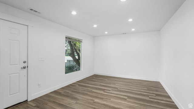 540 E 400 N, Spanish Fork, UT 84660 - empty room featuring recessed lighting and wood finished floors