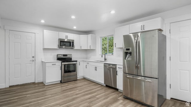 540 E 400 N, Spanish Fork, UT 84660 - kitchen featuring stainless steel appliances, white cabinets, and recessed lighting