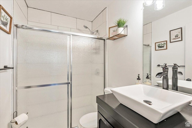 655 S 100 W, Santaquin, UT 84655 - full bathroom featuring a stall shower and vanity