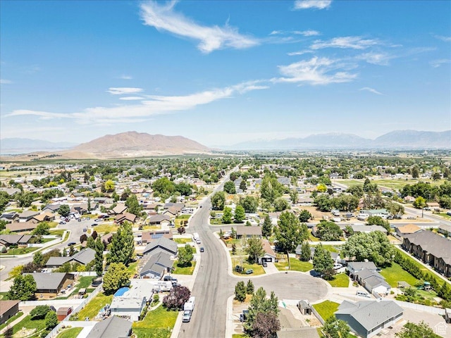 655 S 100 W, Santaquin, UT 84655 - aerial view of residential area featuring a mountainous background
