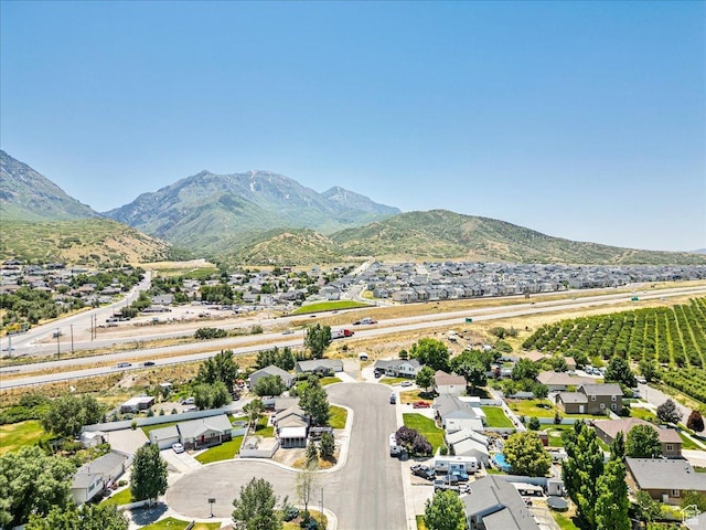 655 S 100 W, Santaquin, UT 84655 - aerial view of residential area featuring mountains