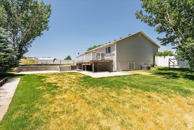 655 S 100 W, Santaquin, UT 84655 - rear view of property with a deck and a patio