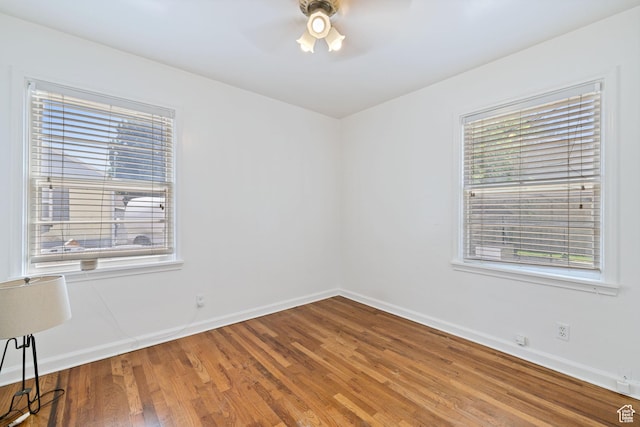 143 N 800 W, Provo, UT 84601 - unfurnished room with a ceiling fan and wood finished floors