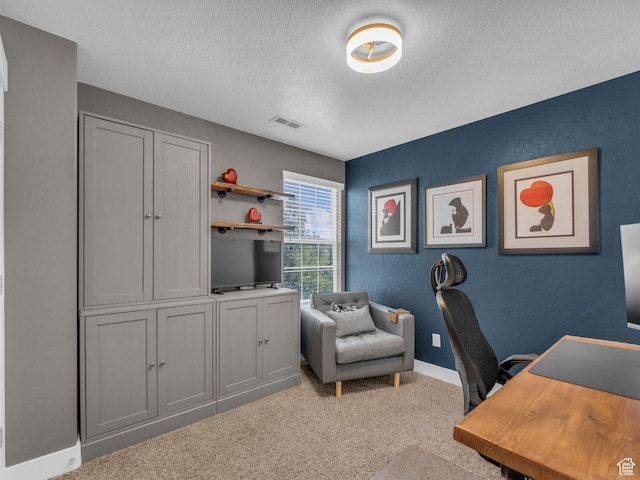 4966 W Willamette Way S, South Jordan, UT 84095 - carpeted office space featuring a textured ceiling and baseboards