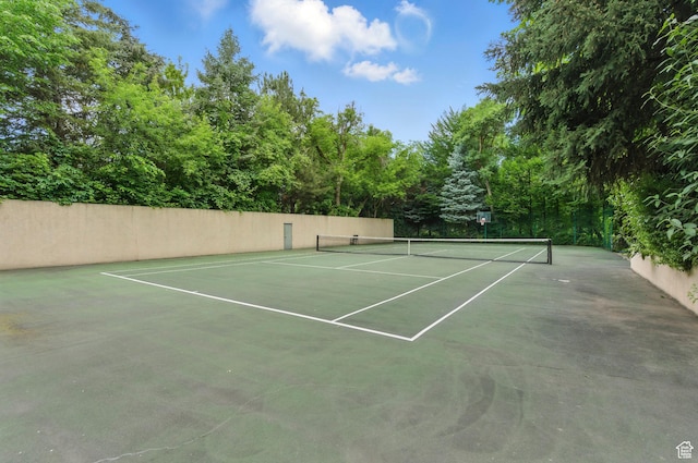 6033 S 2300 E, Holladay, UT 84121 - view of tennis court featuring community basketball court