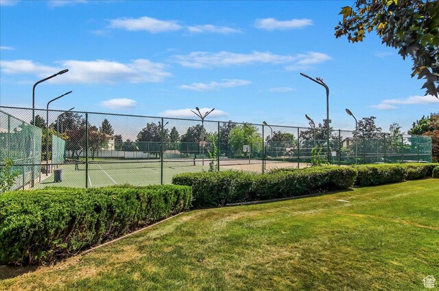1263 E Cottonwood Hills Dr S, Sandy, UT 84094 - view of tennis court