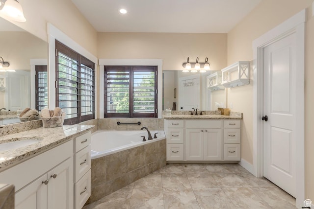 9532 S Willow Trail Way S, Jordan, UT 84095 - bathroom with two vanities and a bath