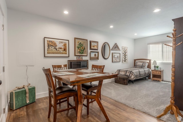 9532 S Willow Trail Way S, Jordan, UT 84095 - dining space featuring recessed lighting and wood finished floors